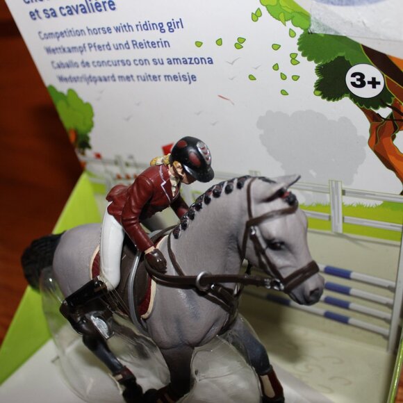 3/$55❤️Competition Horse with Riding Girl Figurines by Papo 51563 Hand Painted - Picture 3 of 13